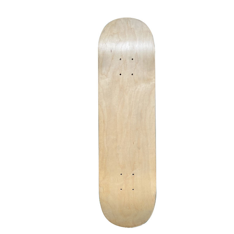 Professional skateboard with two curved ends carbon fibre