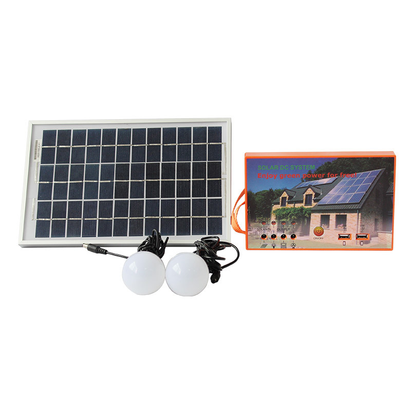 12V portable solar small system photovoltaic power generation system complete set of outdoor household DC lighting power supply