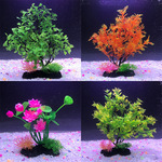 Аквариум пластик морские водоросли декоративный моделирование водный моделирование лотос моделирование Поддельное дерево поддельное цветы источник завод