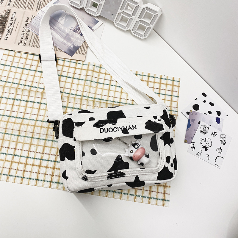 Moda Coreana Nueva Creativa Linda Muñeca Transparente Bolsa De Mensajero Bolsa De Lona Suave Al Por Mayor display picture 47