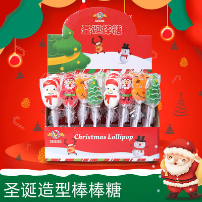 Christmas candy originality lovely Christmas modelling Hard Candy Lollipop Christmas Eve gift children snacks