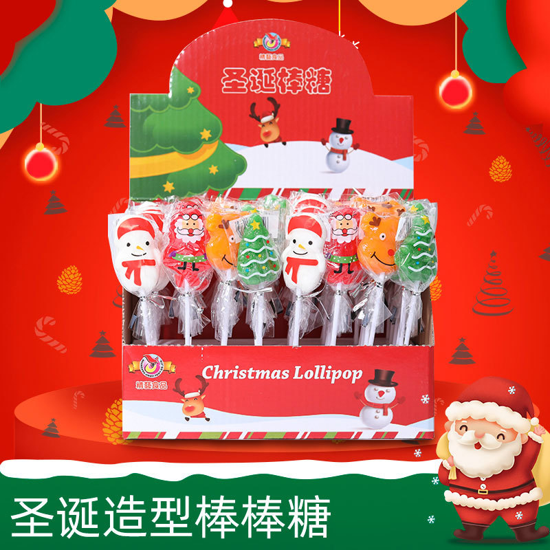 Christmas candy originality lovely Christmas modelling Hard Candy Lollipop Christmas Eve gift children snacks