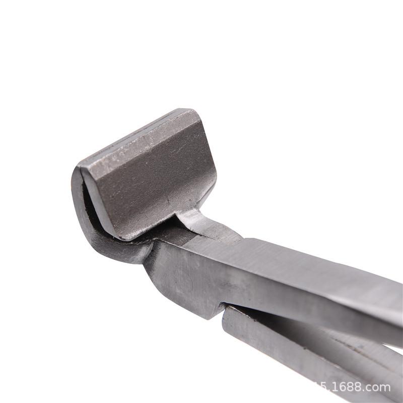 Acero inoxidable alicates de marco superior alicates de cuero alicates de cabeza recta alicates de bolso de la cartera alicates de bolsa de plata