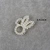 Accessory, hairgrip from pearl, crab pin, hairpins, 5.8cm