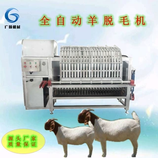 厂家供应不锈钢羊打毛机 整羊刨毛机  全自动羊脱毛机