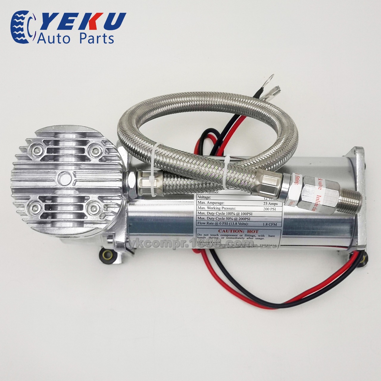 12V200psi大压力高流量高性能空气悬架打气泵