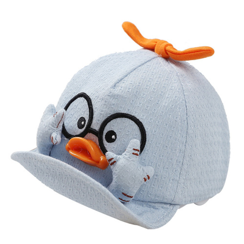 Baby Hat for Boys and Girls, Spring and Autumn Seasonal Thin Summer Sun Hat, Cute Duck Sun Hat, Duckbill Hat, Breathable