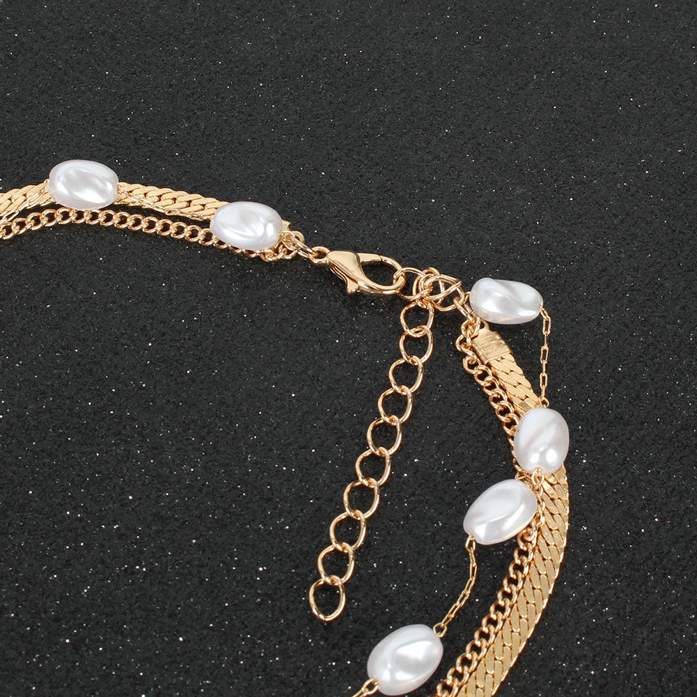 Bohemian Simple Shaped Pearl Necklace For Women Wholesale display picture 5