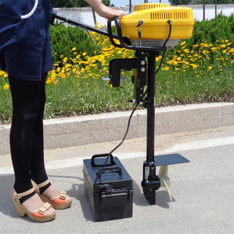 电动马达船用挂机塑料船船挂机渔船电动螺旋桨船挂桨厂家批发