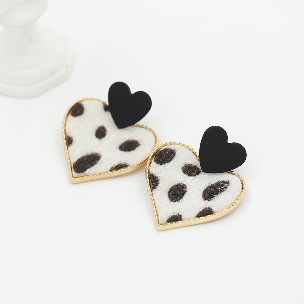 Retro Leopard Earrings display picture 1