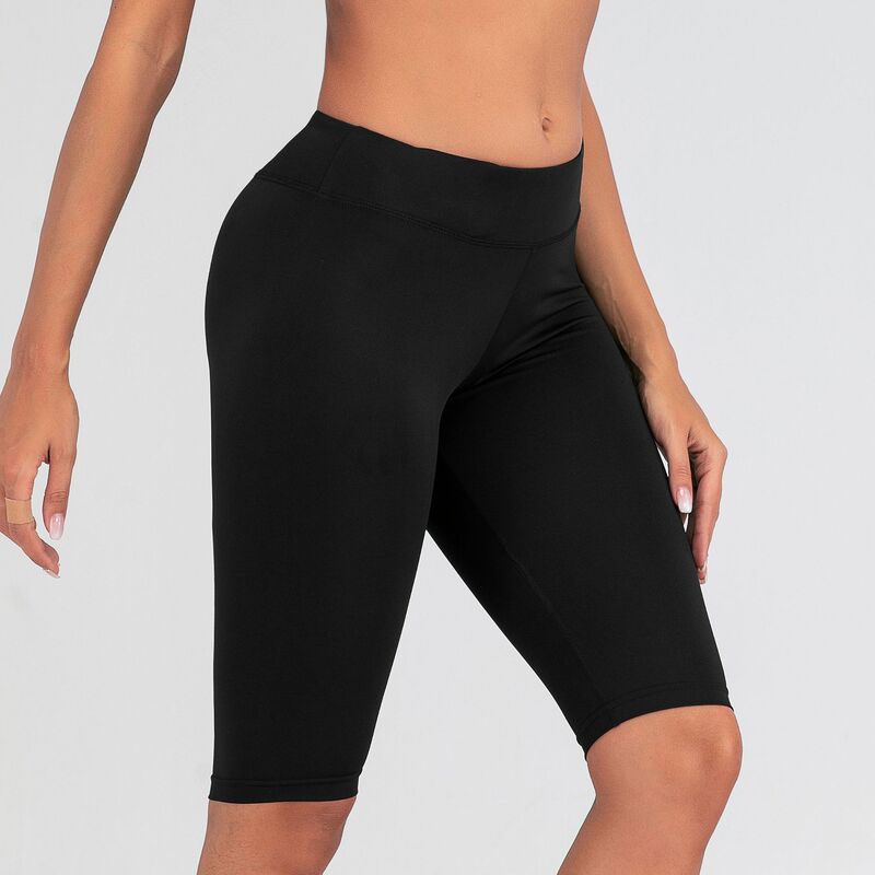 Clearance Five-point Riding Pants Women's Cross-border Yoga Fitness Sports Spinning Five-point Pants Multicolor P1638