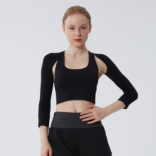 Slim arm elastic sleeve, anti-hunchback posture correction pressure body shaping garment, back-beautifying underwear and shoulder pads