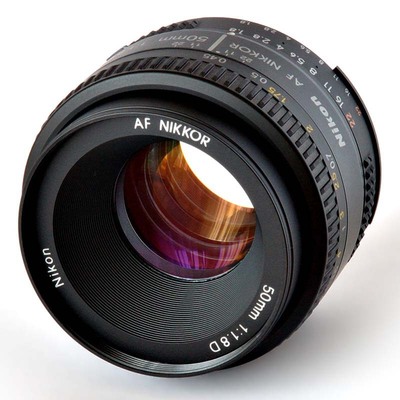 Nikon 50 1.8D Monosyllabic reaction Fixed focus lens AF 50mm f/1.8D Portrait Large aperture camera lens Small spittoon