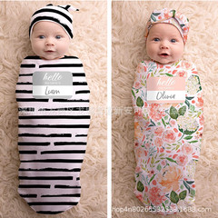 A48蠶繭式防驚跳嬰兒全棉抱被包巾襁褓巾新生兒襁褓睡袋抱被抱毯