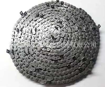 厂家供应口罩机链条 加工定制不锈钢工业链条单侧弯板异型链条