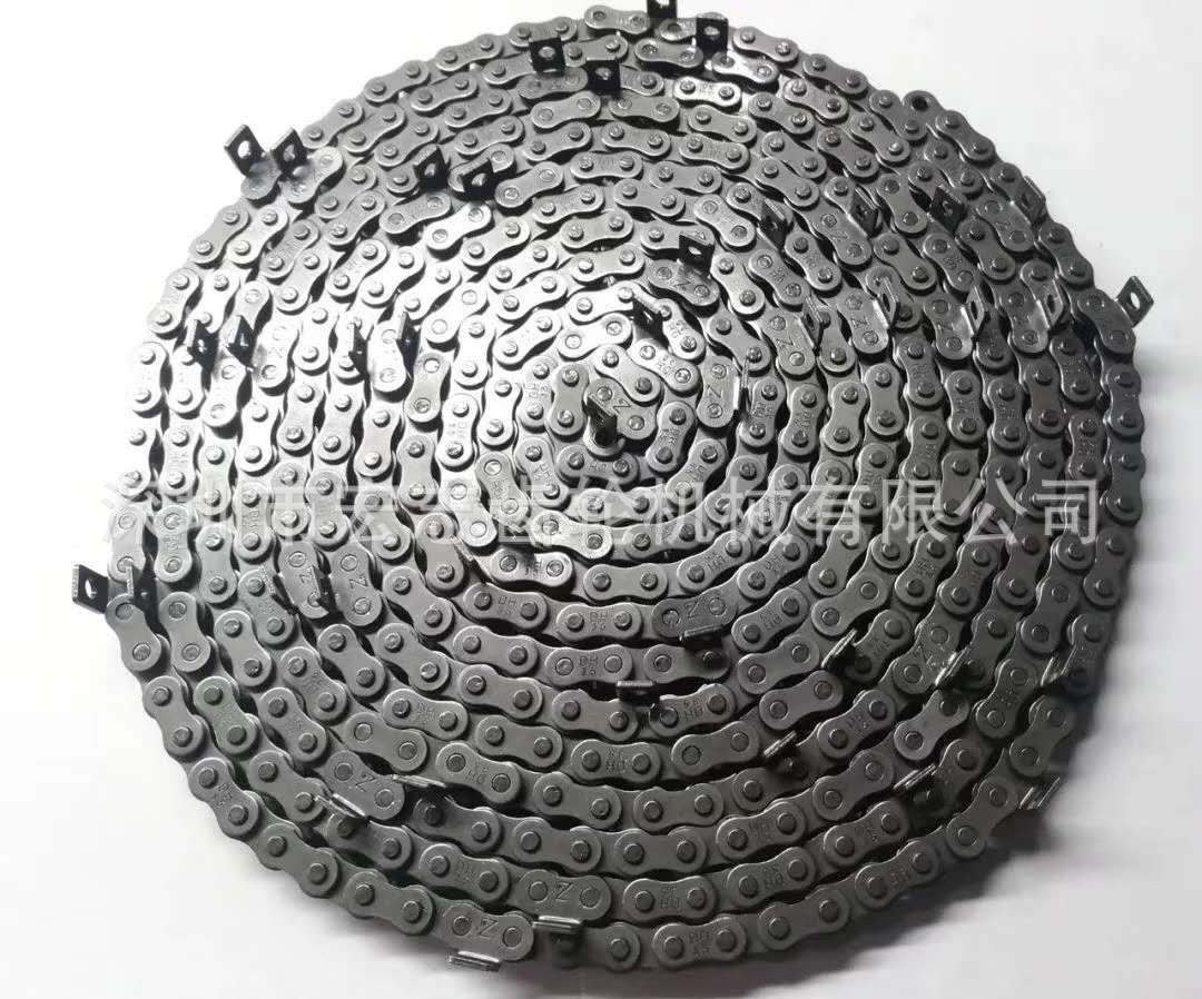 厂家供应口罩机链条 加工定制不锈钢工业链条单侧弯板异型链条