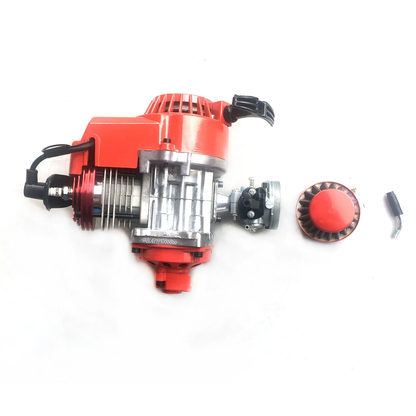 49CC мини-мотоцикл маленький спортивный автомобиль цветной двигатель модифицированный бензиновый двигатель с ЧПУ двигатель головки блока цилиндров