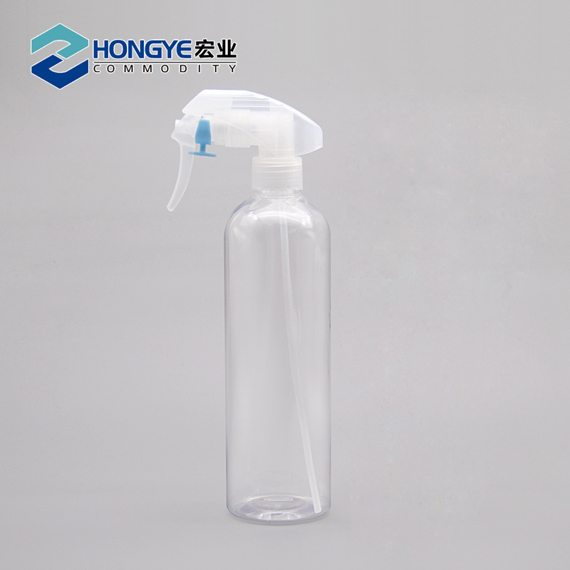 400ml圆肩花王枪瓶细雾G枪喷雾瓶手扣G枪喷壶喷瓶pet浇花瓶