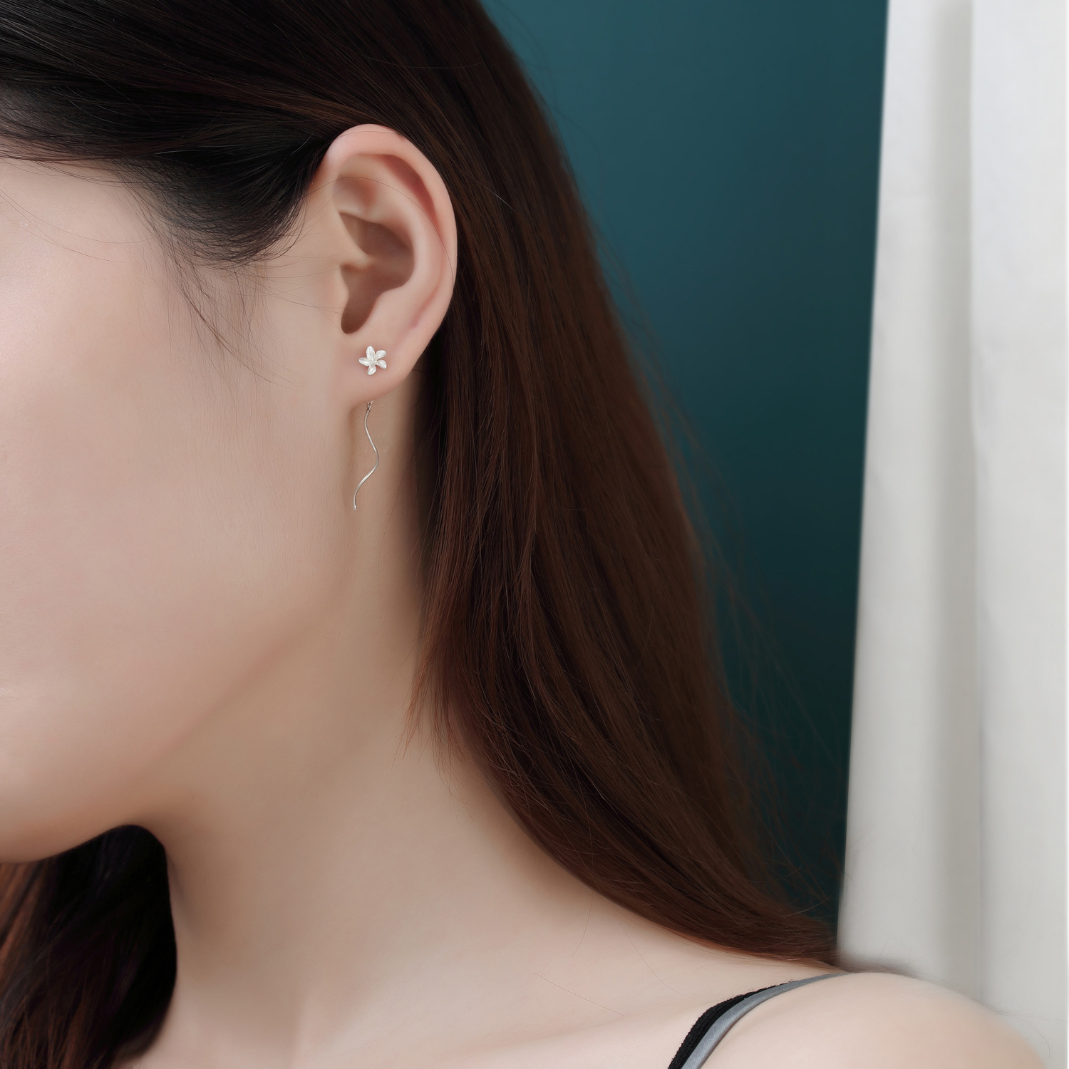 4g Weight 925 Sterling Silver Ear Needle Material Ear line Classification 1 Pair Quantity Holiday, Daily Occasion 925 Sterling Silver Material Geometric, Star, Heart Shape Pattern Women's Gender Casual, Simple Style Style 1 Pair 925 Sterling Silver Geometric Star Heart Shape Ear Line 20