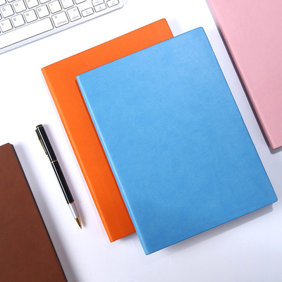 A5B5 college student Book thickening 360 Cornell Soft leather diary to work in an office Hand account customized notebook