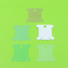 Cross stitch winding board, thread board, plastic winding board, embroidery thread finishing tool, 5 colors