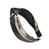 Korean Edition ins Tie Broadside Sequins manual weave Fabric art Head hoop lady new pattern fashion Hairdressing Headdress