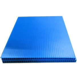卡箱板全新料蓝色PVC中空板真空板PP中空板垫板电子厂导电隔板