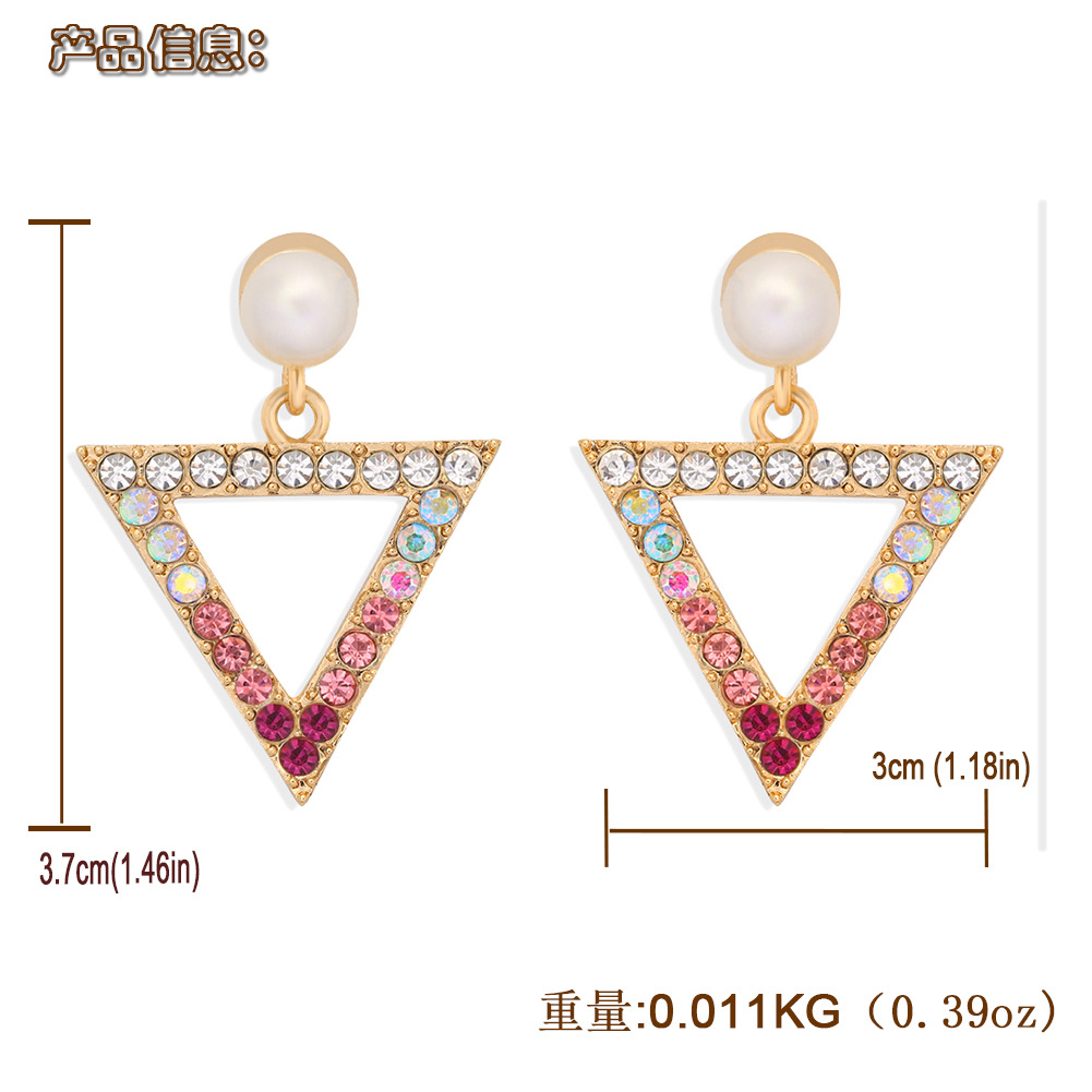Korean Simple Long Hollow Alloy Earrings display picture 17