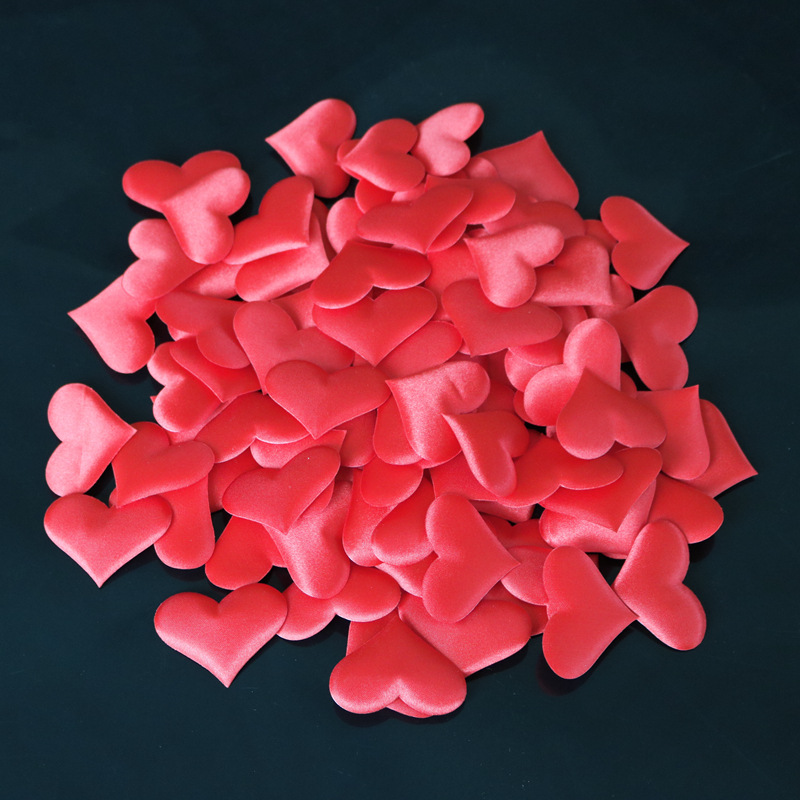 Boda boda con amor esponja mano lanzando flores boda habitación diseño melocotón corazón cama propagación pétalos creativo propagación flores 3cm1000