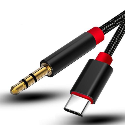 Type-c to 3.5mm digital audio cable is suitable for Huawei aux car 3-meter extended car audio cable