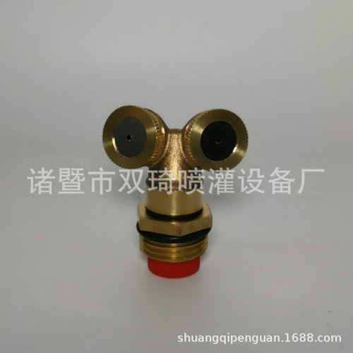 Factory construction site dust removal atomization sprinkler head farm cooling and disinfection copper sprayer nozzle fine mist dust-proof sprinkler head