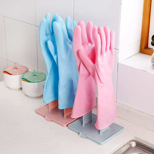 Household daily multifunctional removable glove drying rack kitchen countertop drain rack rag rack cross-border