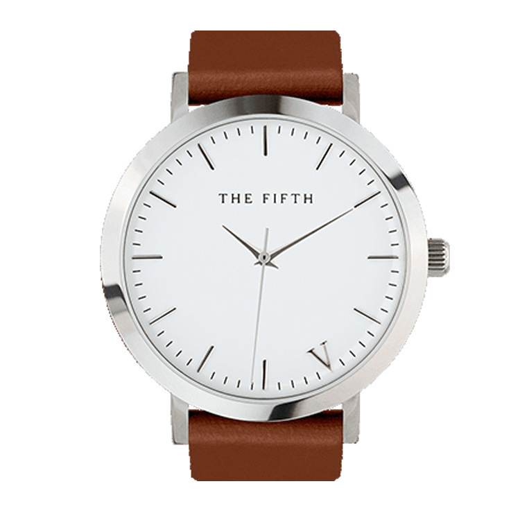 실버 쉘 대시 다크 브라운 밴드