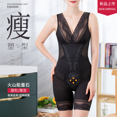 工厂直销蕾丝连体塑身衣女士产后收腹提臀托胸束腰塑形连体衣新款|ru