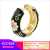 Accessory, ethnic earrings, flowered, ethnic style