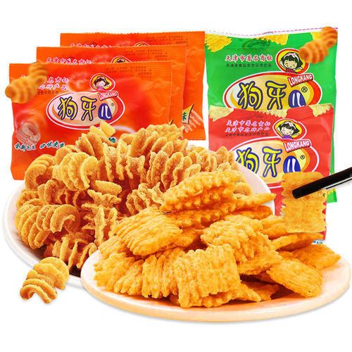 Dogtooth Crispy Pizza Roll, Childhood Snack Crispy Roll, BBQ Flavor, Multi-Flavor Mixed Pack Food Wholesale