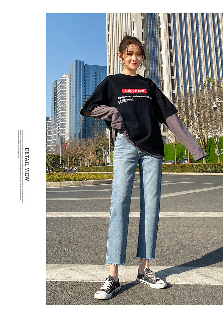 Pantalon léger femme en cow-boy - Ref 3430190 Image 21