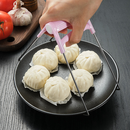 Manufacturer Plate lifter Household anti-scald clip Kitchen gadgets Stainless steel plate lifter and bowl clip