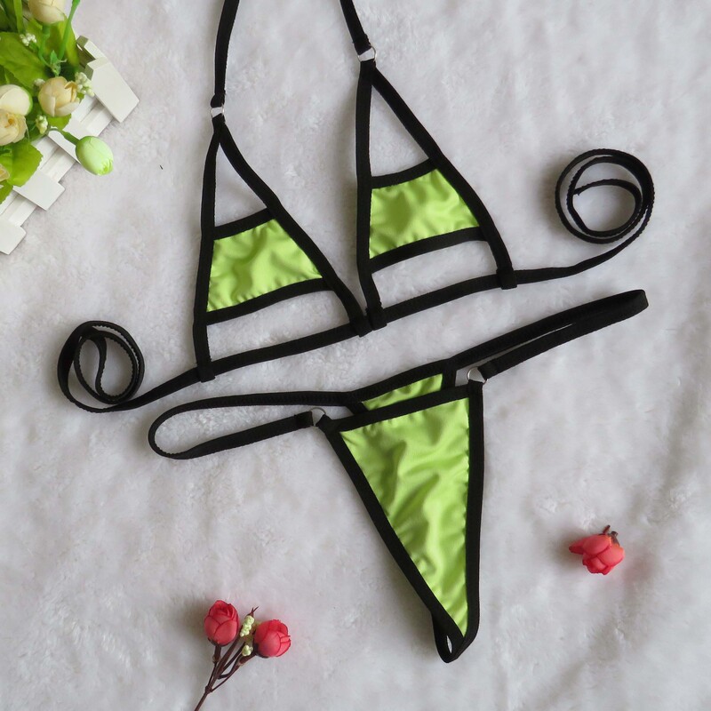 Cross border sexy lingerie women sexy pajamas ebay AliExpress mini bikini swimsuit set
