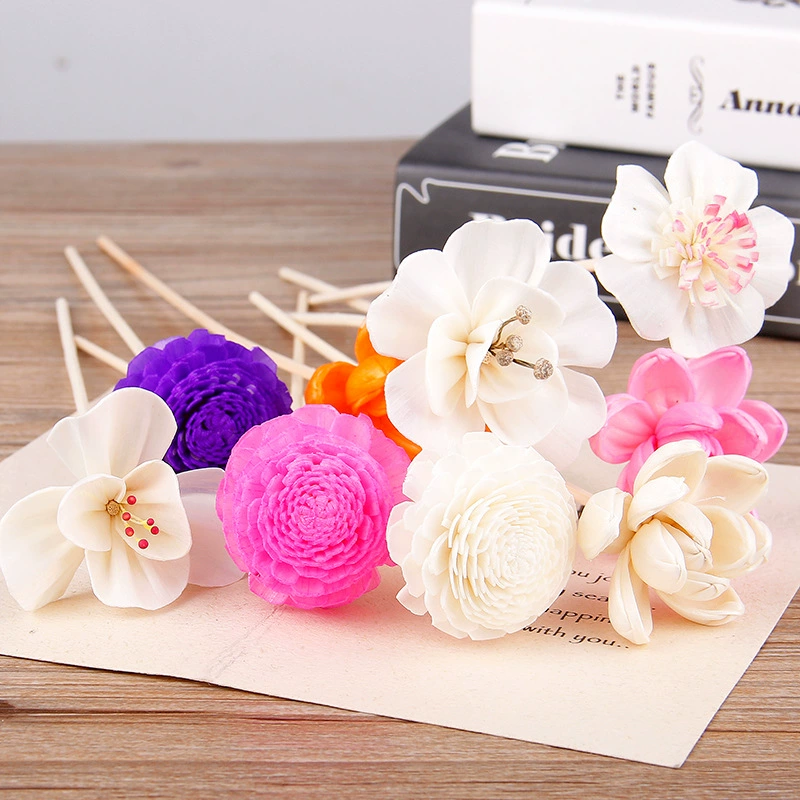 Ароматерапия без огня: индонезийский ротанг, сухоцветы, эфирное масло, сменный наполнитель для диффузора, ароматизатор для дома, декоративные аксессуары для ароматерапии