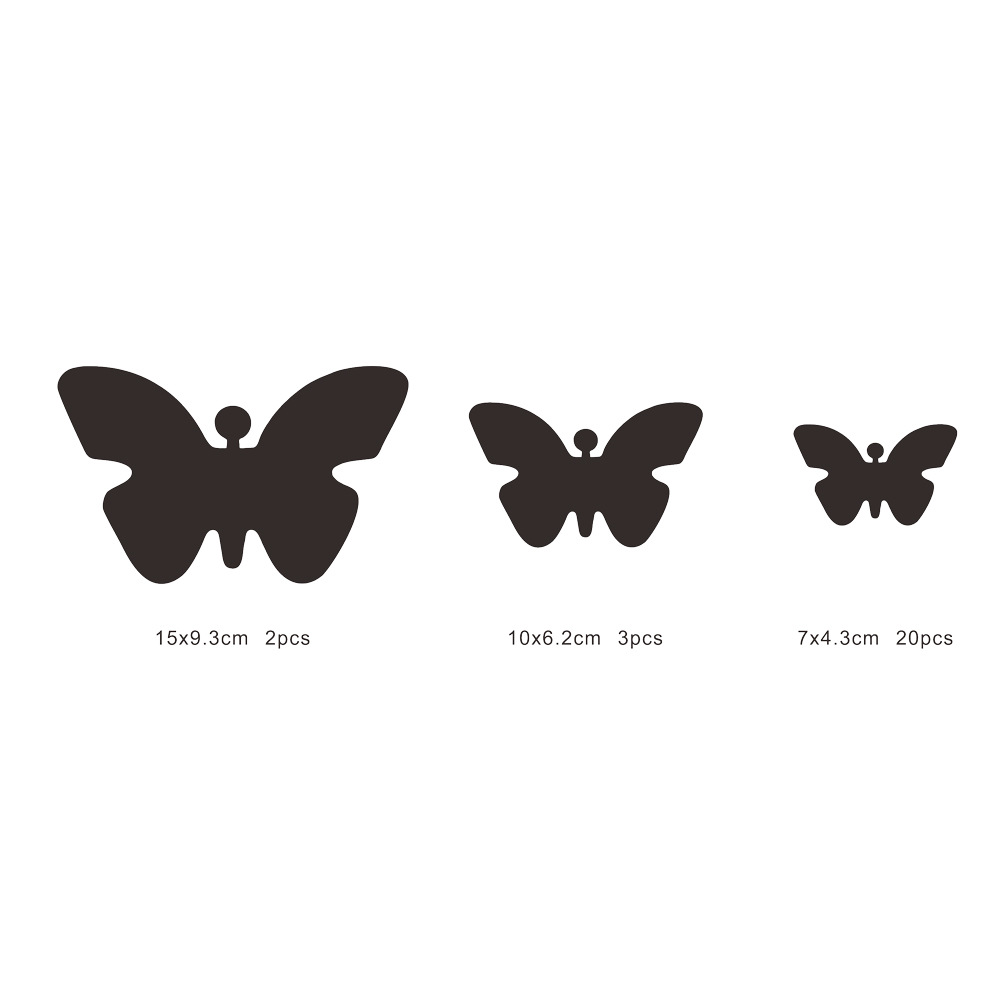 Pastoral Butterfly Arylic Wall Sticker display picture 1