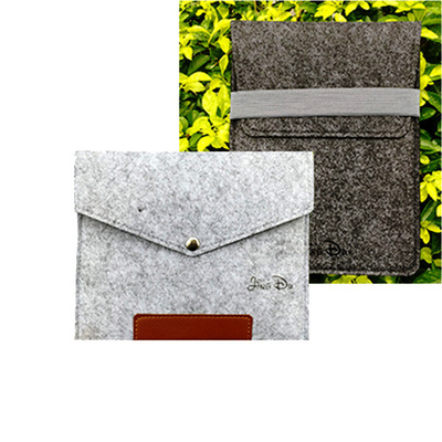 定制批发毛毡包 英伦风毛毡平板电脑包 批发手拿毛毡电脑保护套|ms