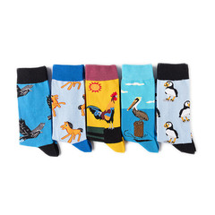 Wholesale Men's Cartoon Personalized Animal Socks, Animal Men Socks Manufacturer, Animal Women Cross-border Supply Source, Ins Socks, Fashion Socks, Socks