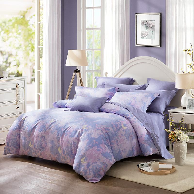 羅萊旗下LOVO家紡全滌四件套床上用品被套枕套壹件代發禮品套裝