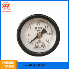 上海佳田工廠直銷 一體燙台壓力表Y40 發生器壓力表Y60