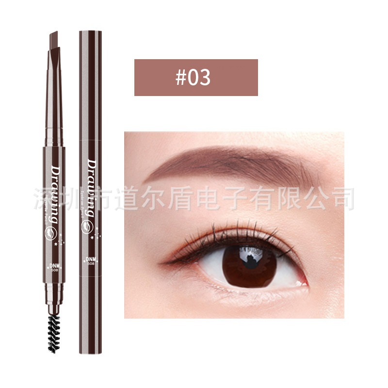 DNM Single 7 colors Double head triangle Eyebrow pencil