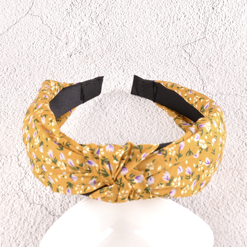 Simple Knotted Leopard Print Headband display picture 8