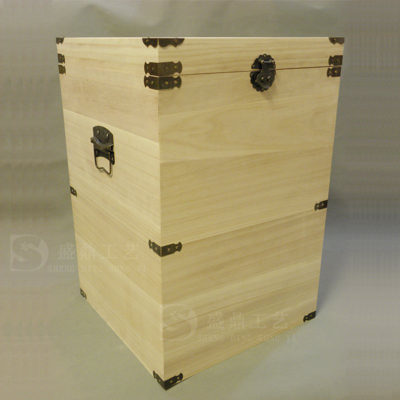 散茶木箱茶叶店储存大木箱装20斤茶叶木质包装箱订做25斤展示木箱