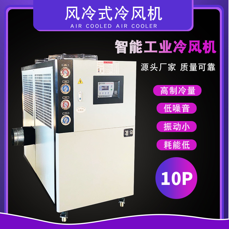 厂家批发现货10P风冷式小型移动智能冷水机低噪音振动小冷水机