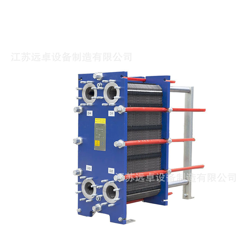 江苏远卓BB100H-48D 化纤厂乙二醇冷却水用板式换热器  冷却器